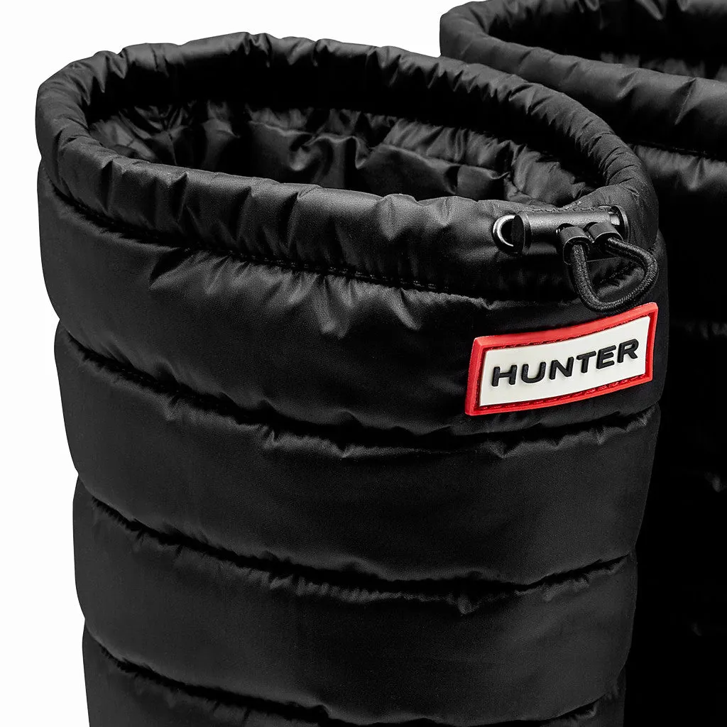 Hunter Boots Women's Original Quilted Leg Rain Boot in Black