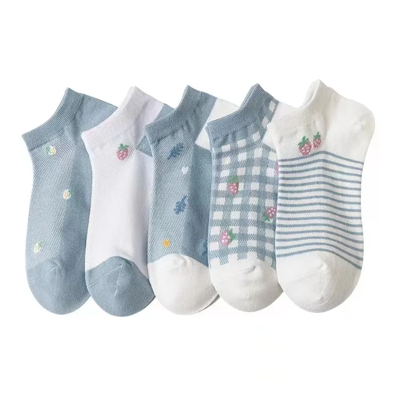 Low Tube Retro Style Socks